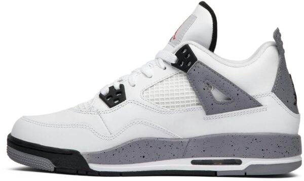 (Grade School) Jordan 4 Retro 2012 'White Cement' 408452-103 - Image 3