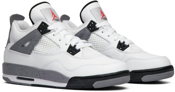 (Grade School) Jordan 4 Retro 2012 'White Cement' 408452-103 - Image 8